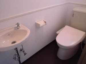 トイレ後
