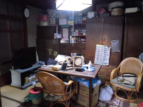 長屋買取（家財あり）＜大阪市西成区鶴見橋＞の写真