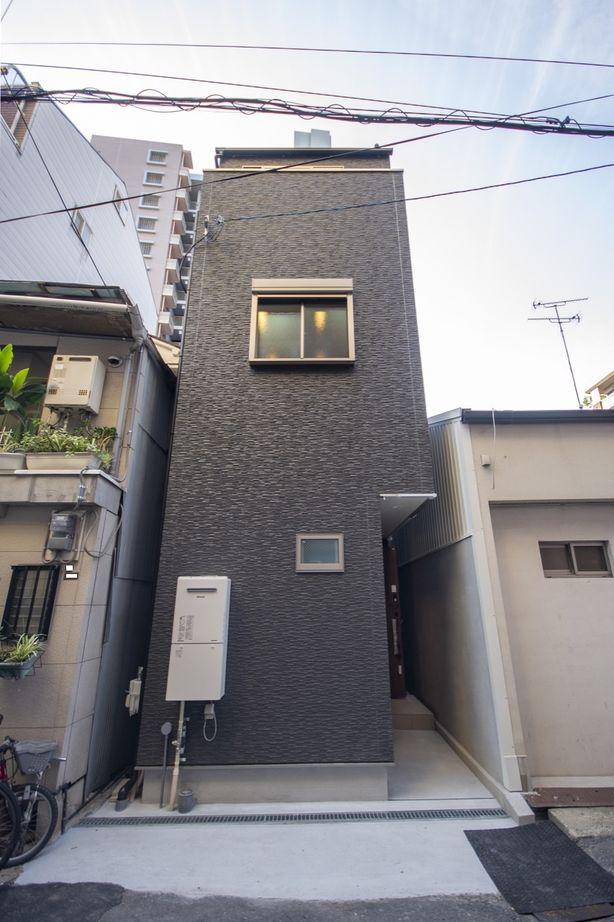 長屋の切り離し工事を伴う古家付土地