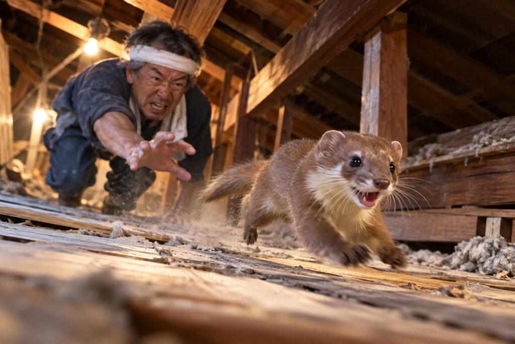 長屋の天井裏には誰が住んでいる？家賃を払わない困った住人たち